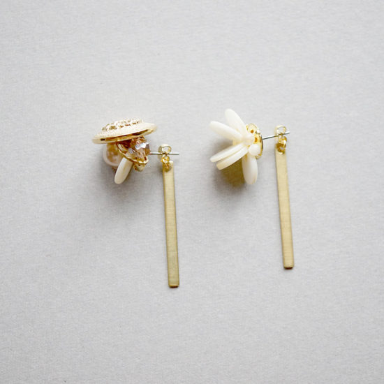 Brass earrings backs / Bar : ブラスイヤリングバック / バー